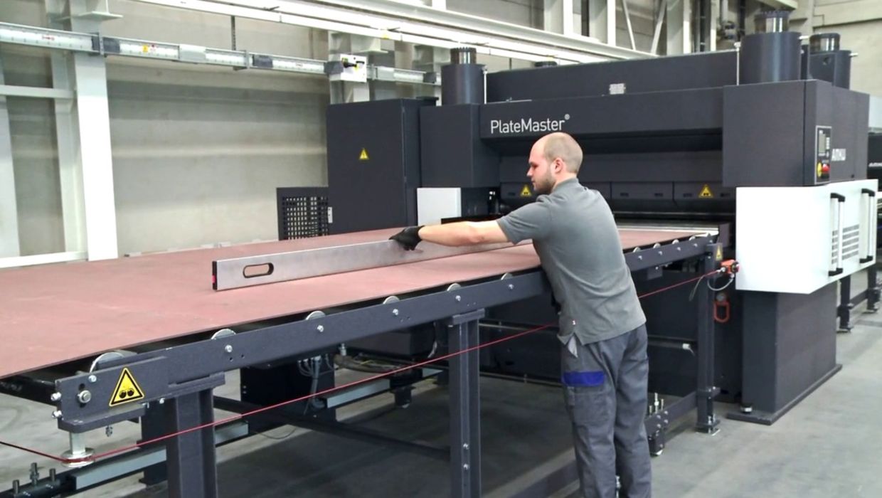 液压板材矫平机